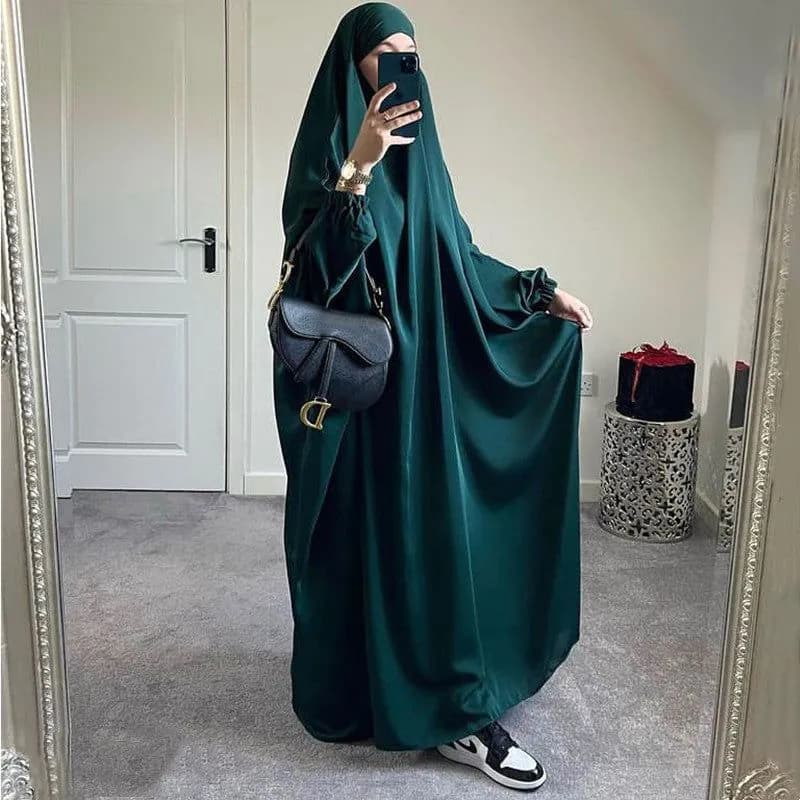 image-Women's Dubai Turkey One-piece Prayer Dress