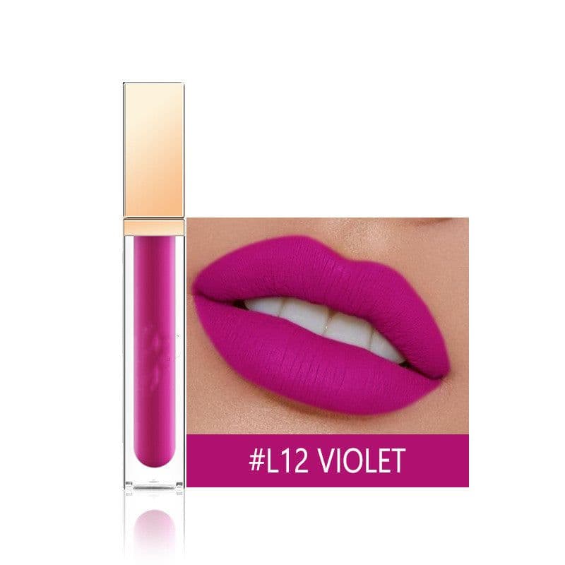 image-Color Lip Gloss Matte Water Mist Lip Dew No Stain On Cup Long Lasting Lip Lacquer
