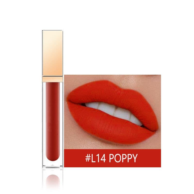 image-Color Lip Gloss Matte Water Mist Lip Dew No Stain On Cup Long Lasting Lip Lacquer