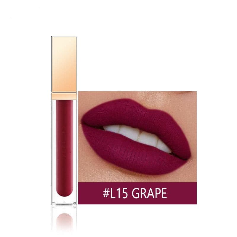 image-Color Lip Gloss Matte Water Mist Lip Dew No Stain On Cup Long Lasting Lip Lacquer