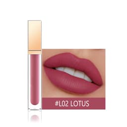 image-Color Lip Gloss Matte Water Mist Lip Dew No Stain On Cup Long Lasting Lip Lacquer