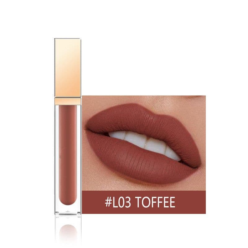 image-Color Lip Gloss Matte Water Mist Lip Dew No Stain On Cup Long Lasting Lip Lacquer