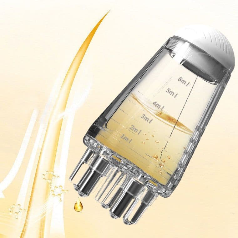 image-Mini Portable Scalp Ball Hair Conditioner Medicine Supplying Comb