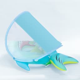image-Swim Ring Baby Buoy Safety Anti-flip Teeth Sunshade Years Old