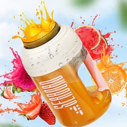 image-Electric Portable Large Capacity Juice Cup Small Fruit Juicer