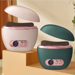 image-Stone Scrapping Plate Smart Meridian Brush Face Shaving Beauty Massager Constant Temperature Heat Facial Cleaner