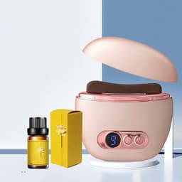 image-Stone Scrapping Plate Smart Meridian Brush Face Shaving Beauty Massager Constant Temperature Heat Facial Cleaner