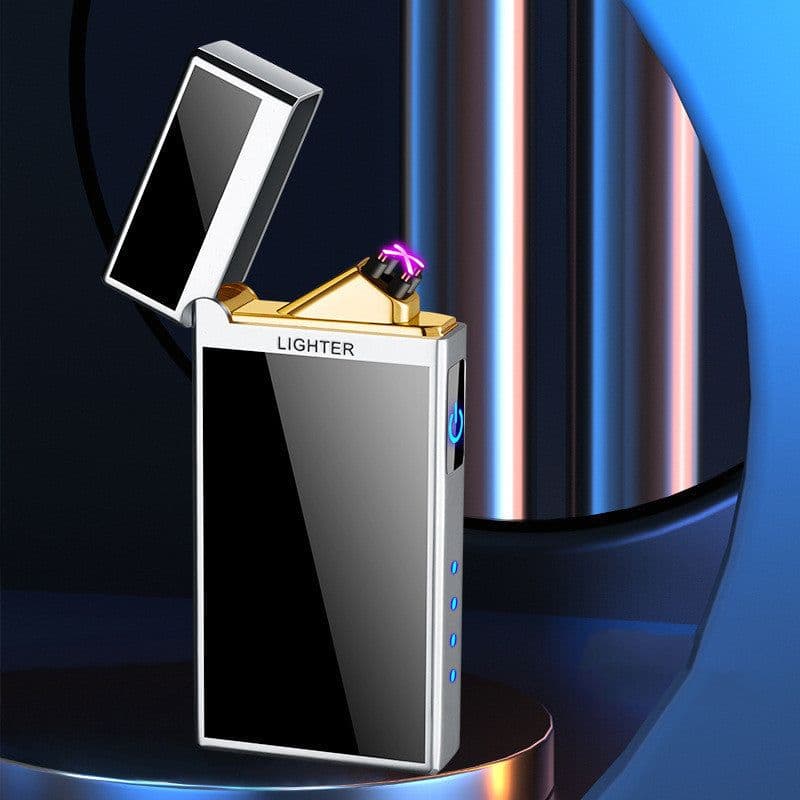 image-Double Arc Cigarette Lighter Touch Sensing Charging Lighter