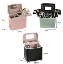 image-Portable Case Cosmetics And Jewelry Storage Box Nail Beauty Box