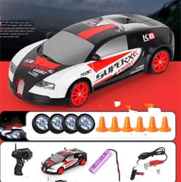 image-2.4G Drift Rc Car 4WD RC Drift Car Toy Remote Control GTR Model AE86 Vehicle Car RC Racing Car Toy For Children Christmas Gifts