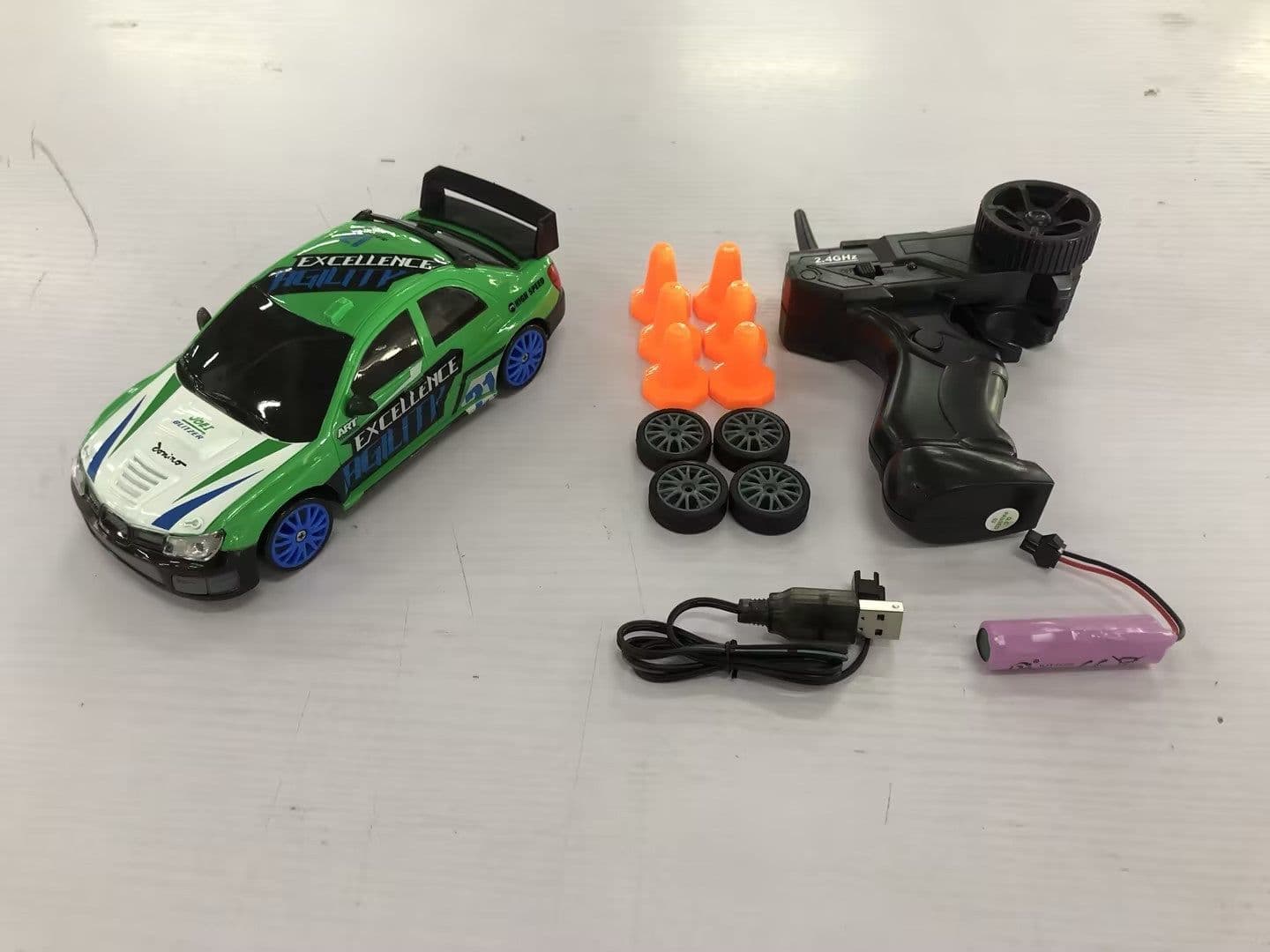 image-2.4G Drift Rc Car 4WD RC Drift Car Toy Remote Control GTR Model AE86 Vehicle Car RC Racing Car Toy For Children Christmas Gifts