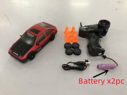 image-2.4G Drift Rc Car 4WD RC Drift Car Toy Remote Control GTR Model AE86 Vehicle Car RC Racing Car Toy For Children Christmas Gifts