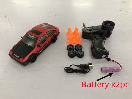 image-2.4G Drift Rc Car 4WD RC Drift Car Toy Remote Control GTR Model AE86 Vehicle Car RC Racing Car Toy For Children Christmas Gifts