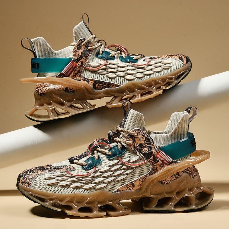 image-Men's Shoes Blade Sports Flying Woven Fashion Casual Shoes