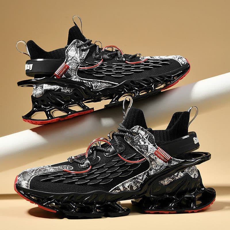 image-Men's Shoes Blade Sports Flying Woven Fashion Casual Shoes