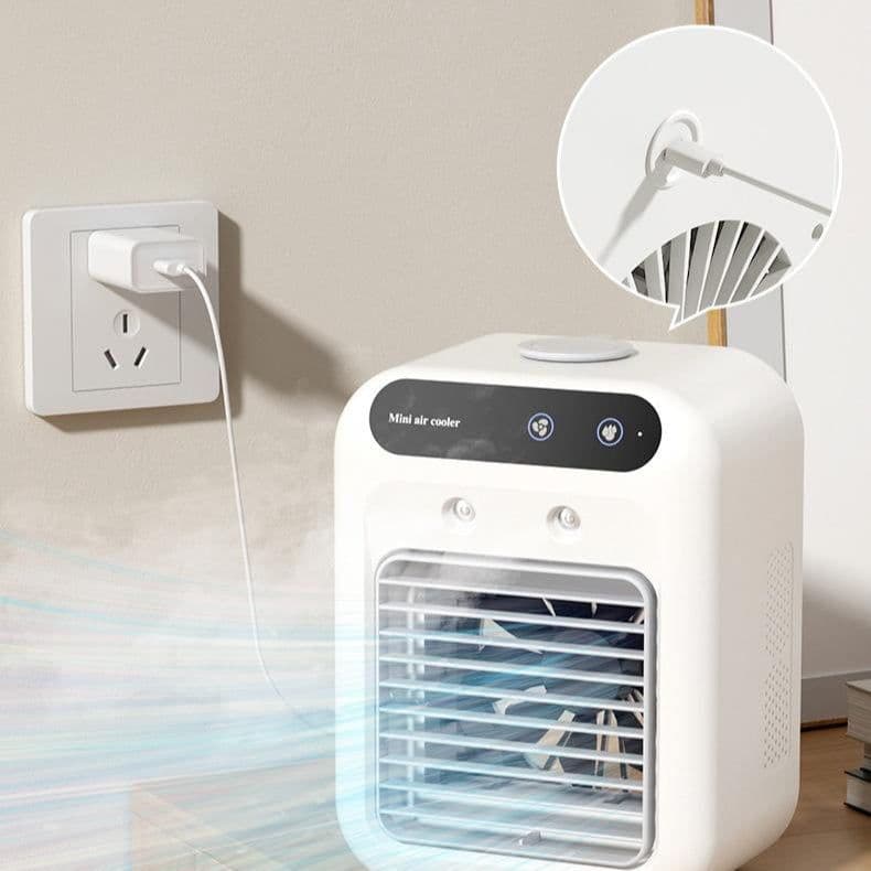 image-Air Conditioner Air Cooler Fan Water Cooling Fan Air Conditioning For Room Office Portable Air Conditioner Cars