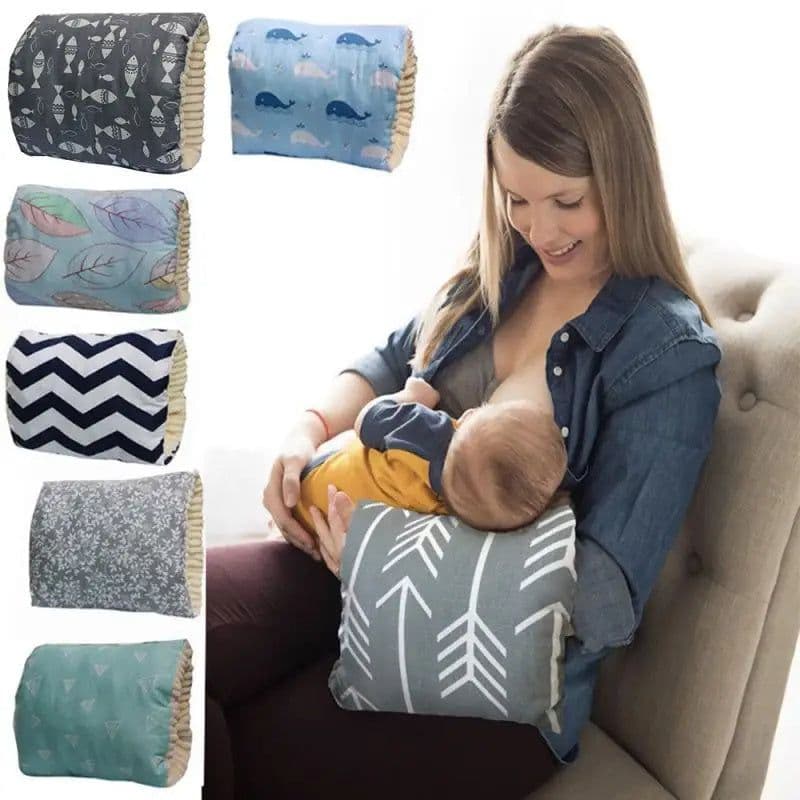 image-Adjustable Baby Cotton Nursing Arm Pillow Breastfeeding Washable Baby Infant Nursing Breastfeeding Pillow Cushion Arm Pad