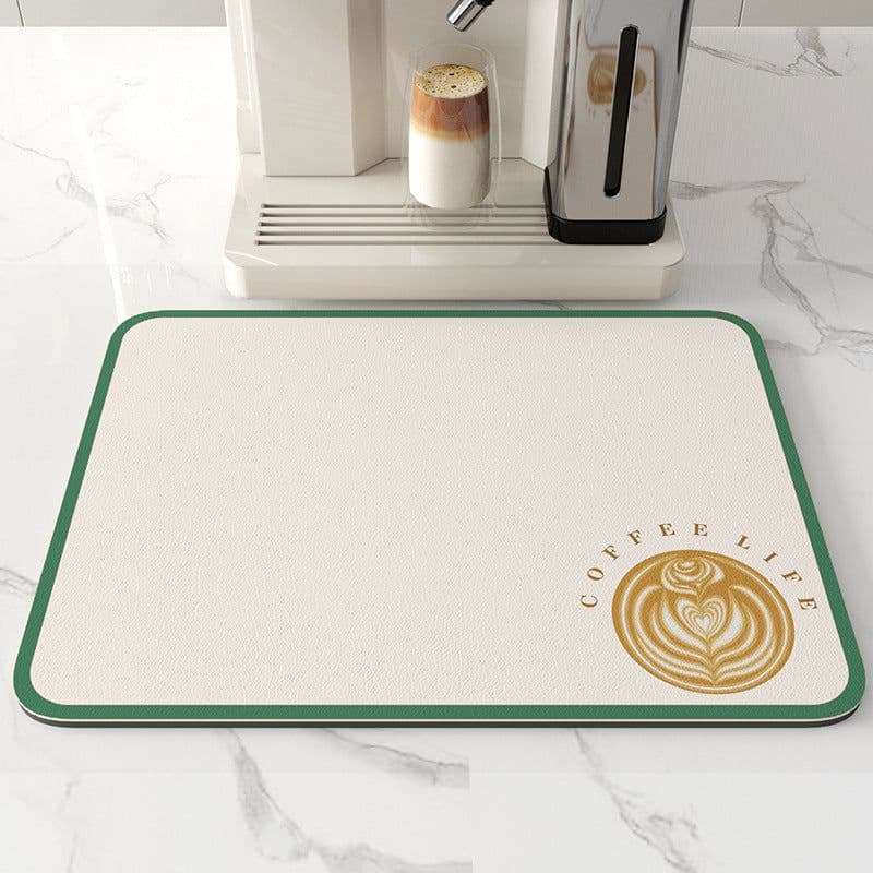 image-Coffee Machine Suction Cups And Plates Dry And Drain