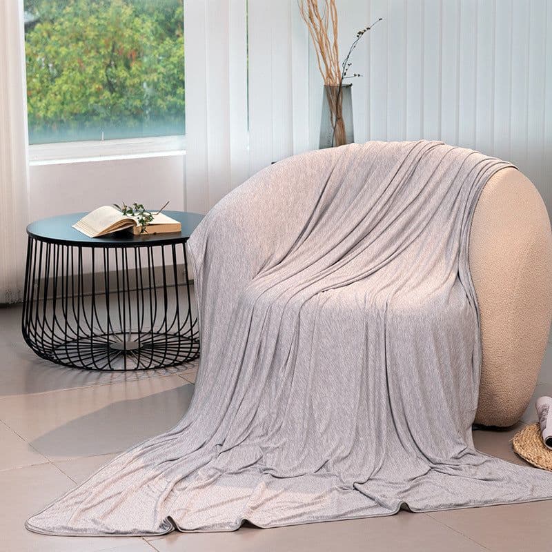 image-Bamboo Fiber Cold Blanket Summer Blanket Air Conditioning Blanket
