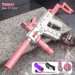 image-Summer Electric Automatic Water Gun Large Capacity Electric Water Gun Toy