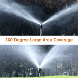 image-Retractable Automatic Rotating Sprinkler Tripod Irrigation Artifact