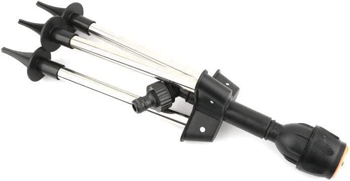 image-Retractable Automatic Rotating Sprinkler Tripod Irrigation Artifact
