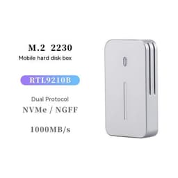 image-F Dual Protocol 10Gbps Aluminum Alloy Cnc Shell Heat Dissipation