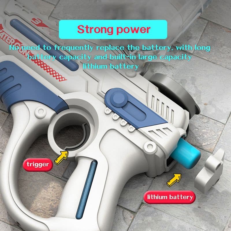 image-Children's Space Science Fiction Electric Water Gun Toy