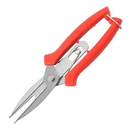 image-Stainless Steel Double-headed Garden Pruning Fruit And Vegetable Picking Scissors Bonsai Tool Flower Grafting Scissors