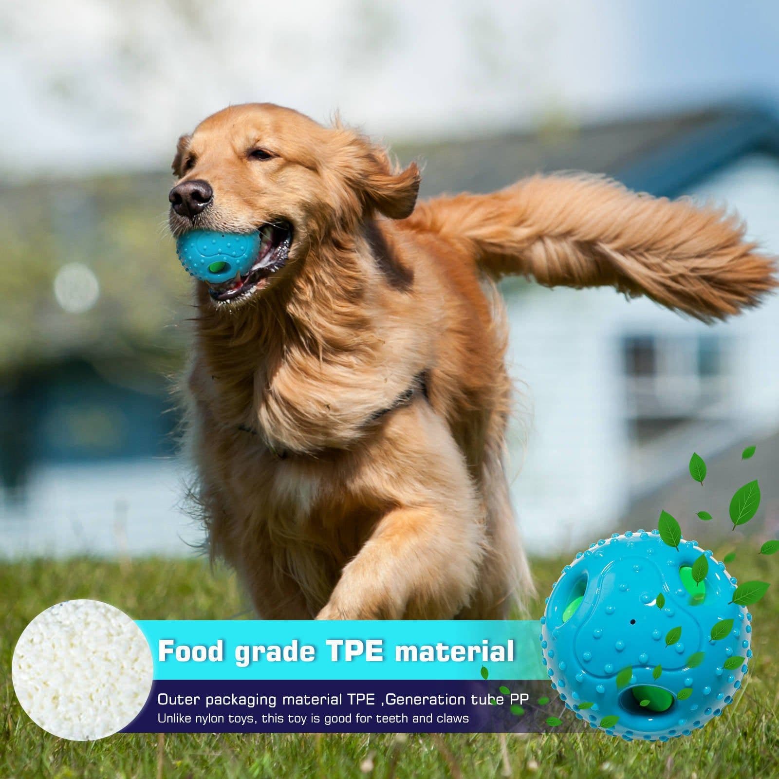 image-Pet Squall Ball Dog Playmate Sound Relieving Toys