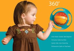 image-Practical Design Children's Rotating Balance Bowl