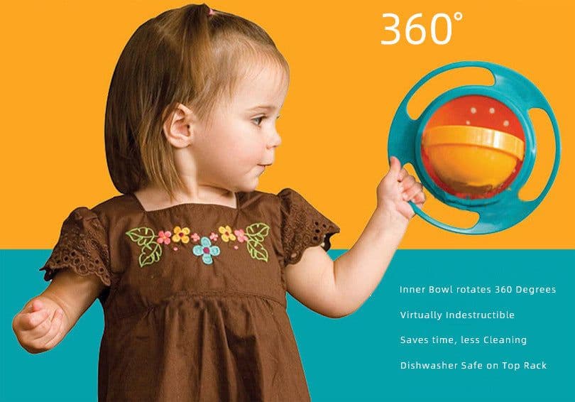 image-Practical Design Children's Rotating Balance Bowl