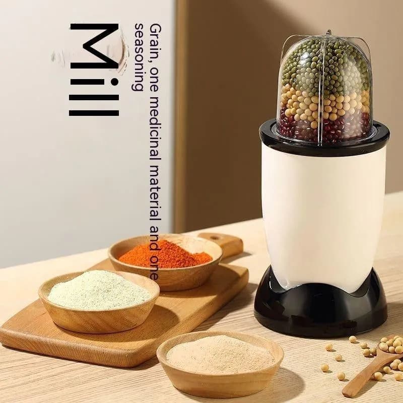 image-Wet And Dry Small Multi-functional Cereals Wheat Flour Mixer Ultra-fine Grinding Mill