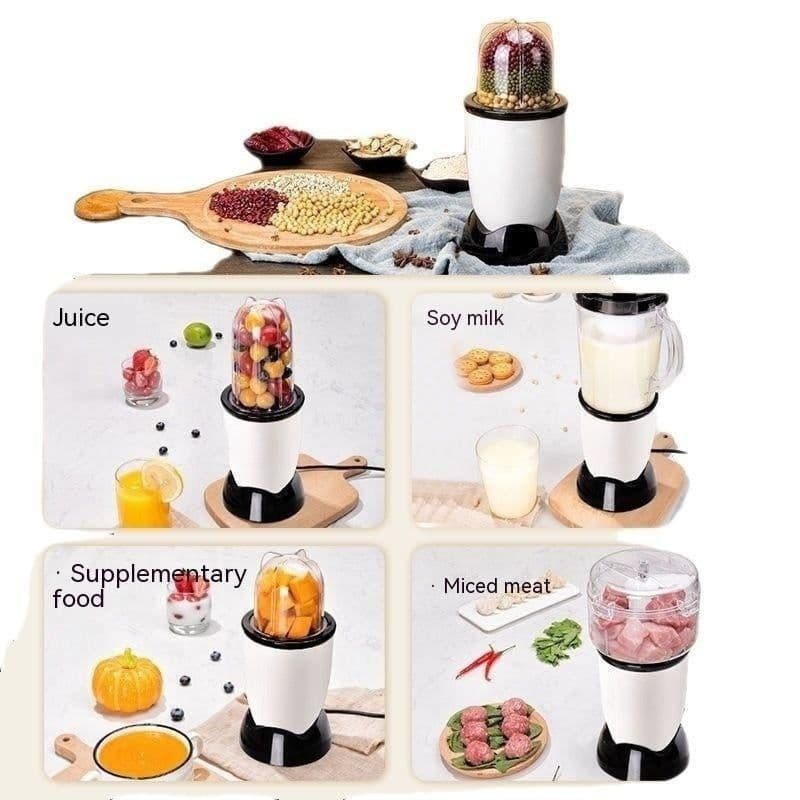 image-Wet And Dry Small Multi-functional Cereals Wheat Flour Mixer Ultra-fine Grinding Mill