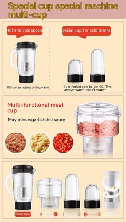 image-Wet And Dry Small Multi-functional Cereals Wheat Flour Mixer Ultra-fine Grinding Mill