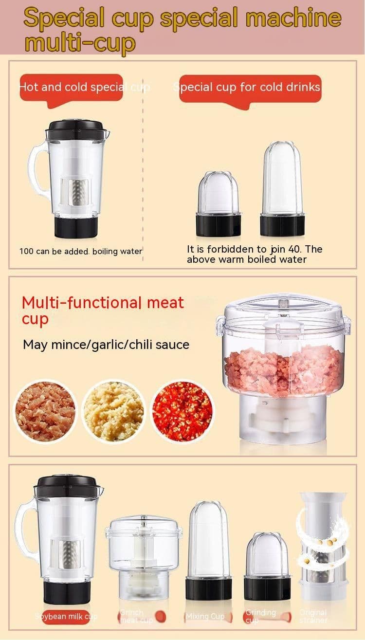 image-Wet And Dry Small Multi-functional Cereals Wheat Flour Mixer Ultra-fine Grinding Mill