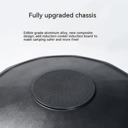 image-Outdoor Portable Non-stick Smoke-free Six-pointed Star Baking Tray
