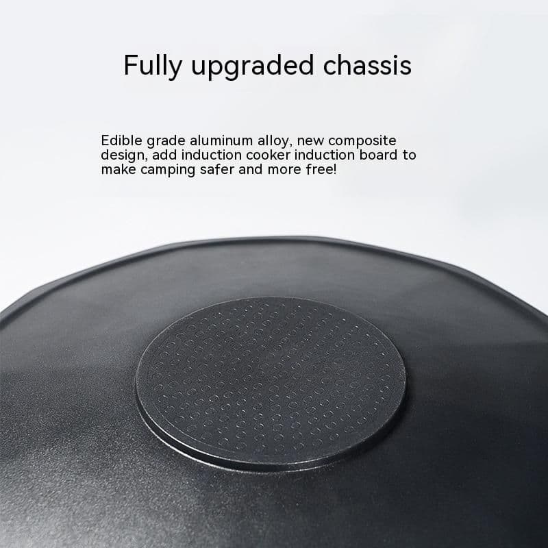 image-Outdoor Portable Non-stick Smoke-free Six-pointed Star Baking Tray
