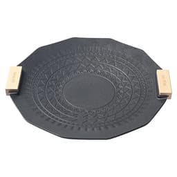 image-Outdoor Portable Non-stick Smoke-free Six-pointed Star Baking Tray