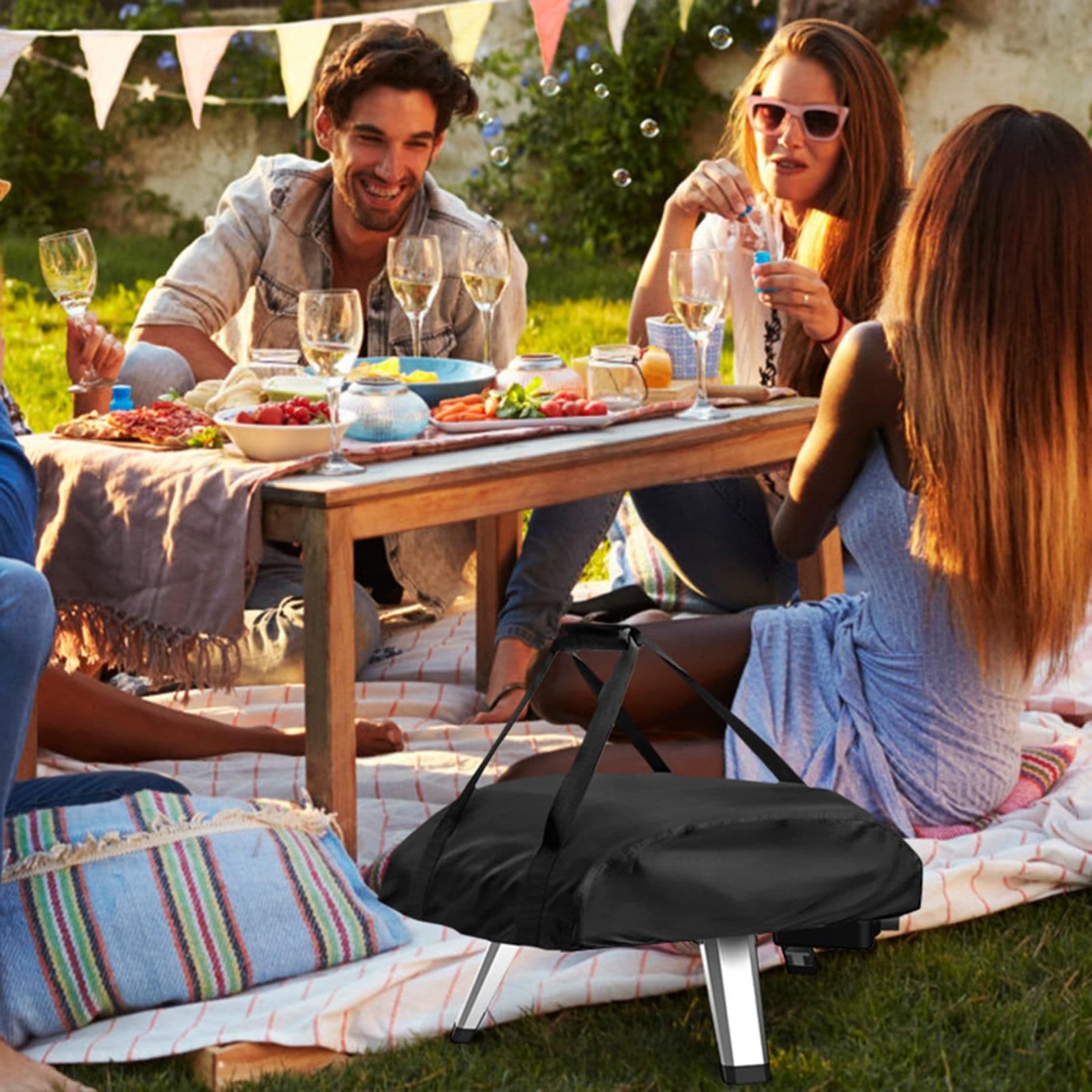 image-Outdoor Portable Waterproof Oven Dust Cover