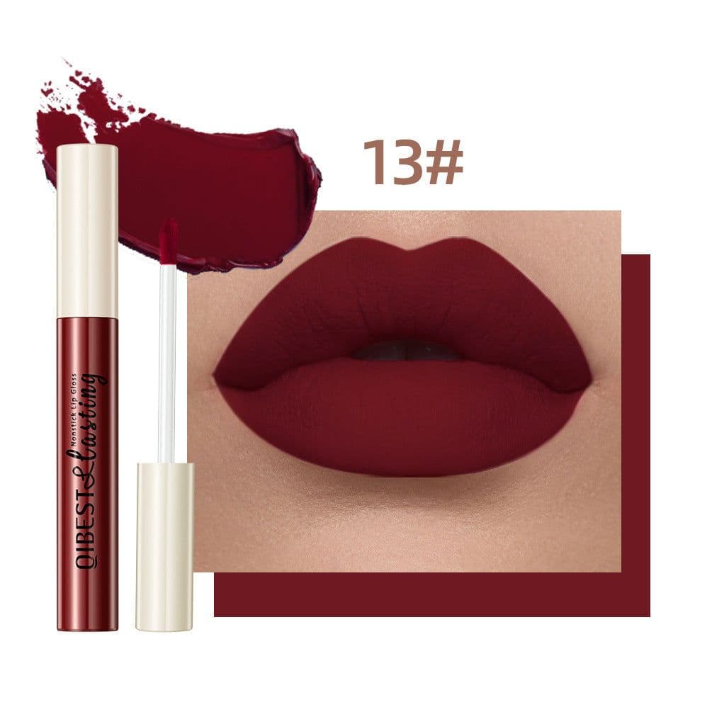 image-No Stain On Cup Lip Lacquer Matte Finish Liquid