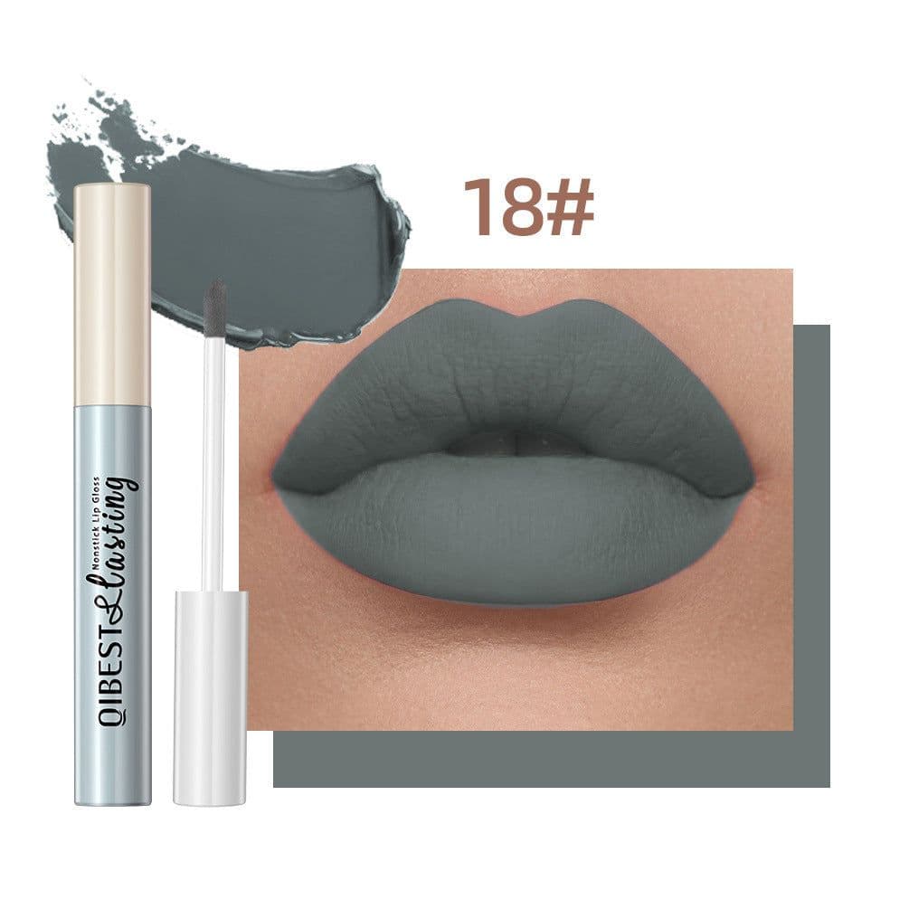 image-No Stain On Cup Lip Lacquer Matte Finish Liquid