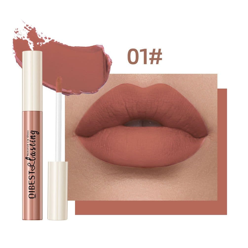 image-No Stain On Cup Lip Lacquer Matte Finish Liquid