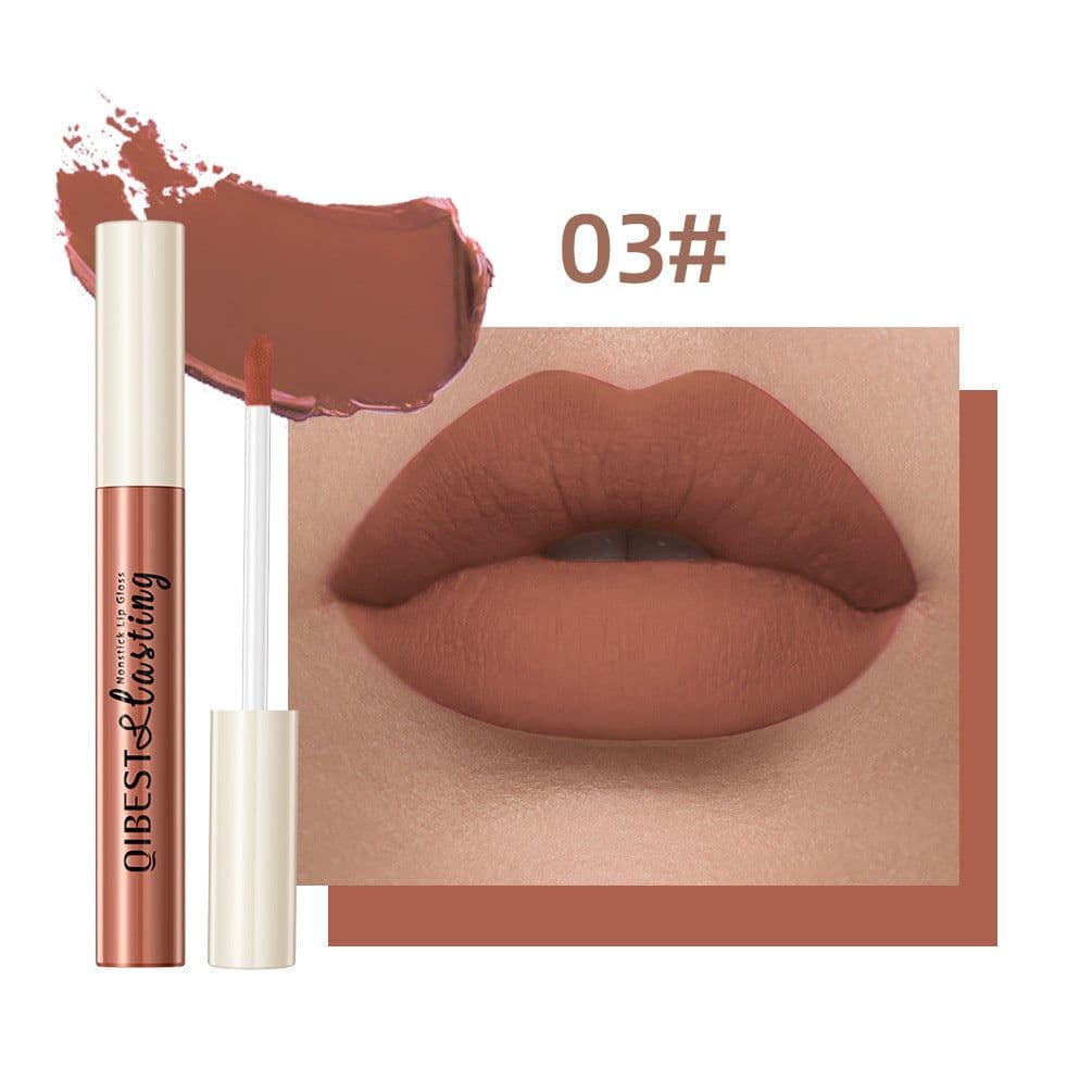 image-No Stain On Cup Lip Lacquer Matte Finish Liquid