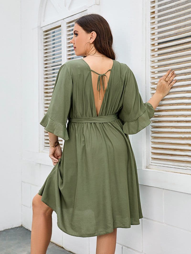 image-Plus Size Fat Women Dress Fashion Party Skirt