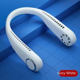 image-New Lazy Halter Fan Mute Outdoor Sports Little Fan Leafless Halter Fan Mini