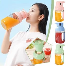 image-New Arrival Summer Electric Juicer Portable Large Capacity 1500ml Juice USB Rechargeable Electric Portable Blender Kitchen Gadgets