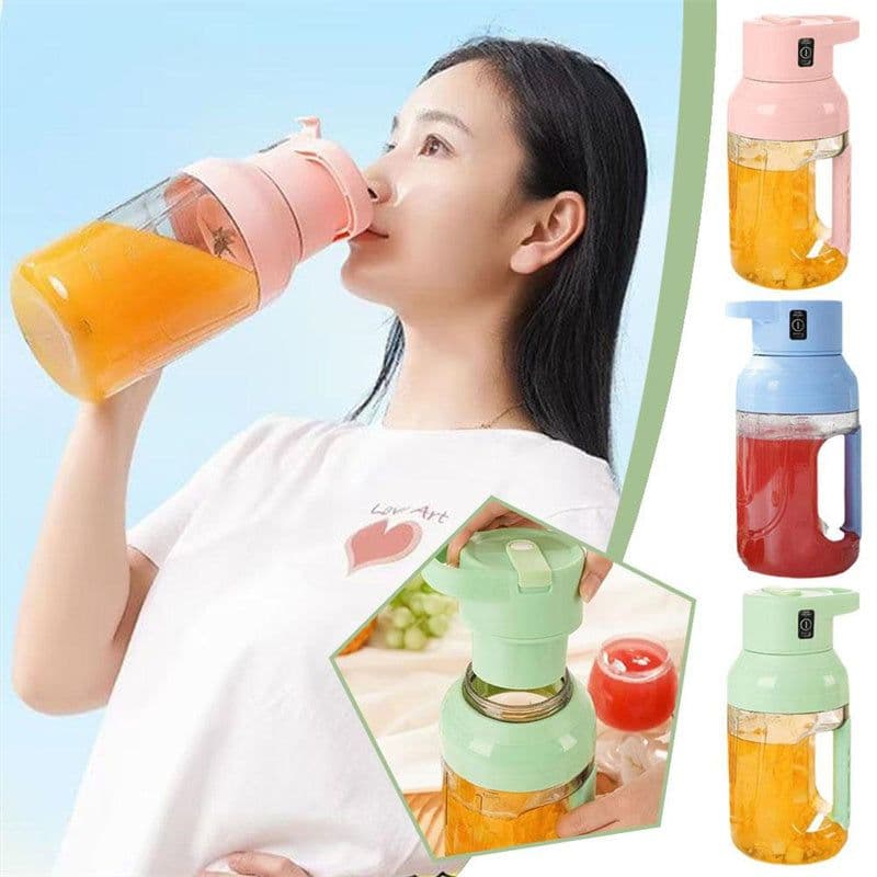 image-New Arrival Summer Electric Juicer Portable Large Capacity 1500ml Juice USB Rechargeable Electric Portable Blender Kitchen Gadgets