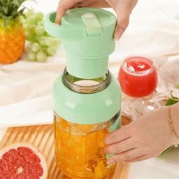 image-New Arrival Summer Electric Juicer Portable Large Capacity 1500ml Juice USB Rechargeable Electric Portable Blender Kitchen Gadgets