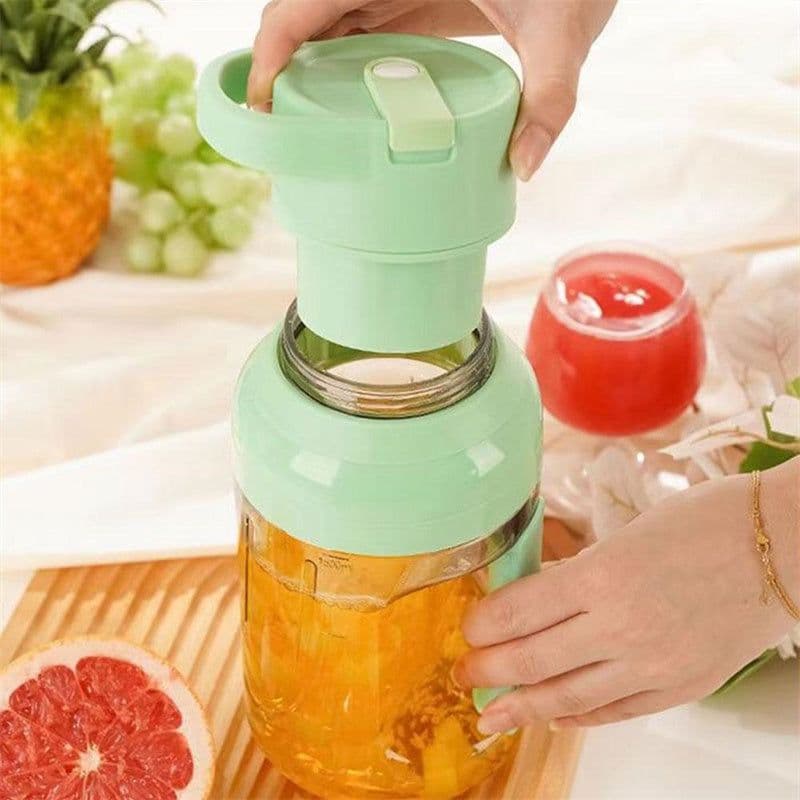 image-New Arrival Summer Electric Juicer Portable Large Capacity 1500ml Juice USB Rechargeable Electric Portable Blender Kitchen Gadgets